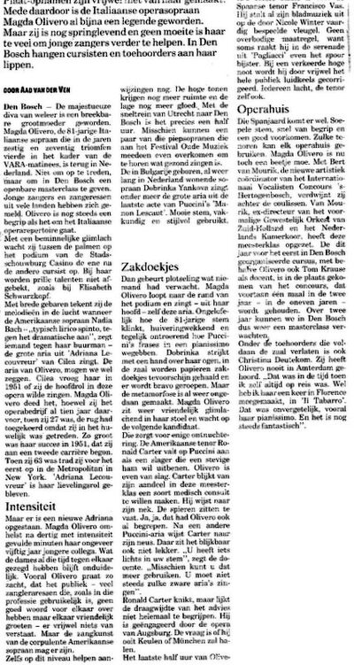 Krantenknipsel: Amersfoortse Courant, 31 augustus 1993