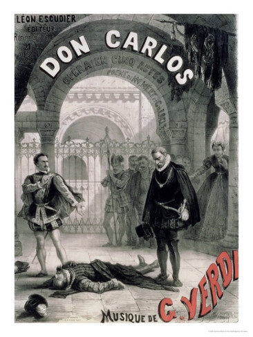 Partituuromslag: Verdi - Don Carlo