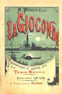 Partituuromslag: Ponchielli - La Gioconda