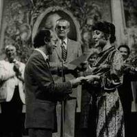 Uitreiking van Le Grand Prix, 7de Internationaal Opera- en Belcantoconcours, Gent 1984
