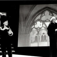Als Leonora met Padre Guardiano in La forza del destino van Verdi